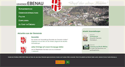 Desktop Screenshot of ebenau.at